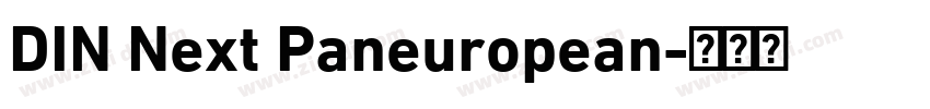 DIN Next Paneuropean字体转换